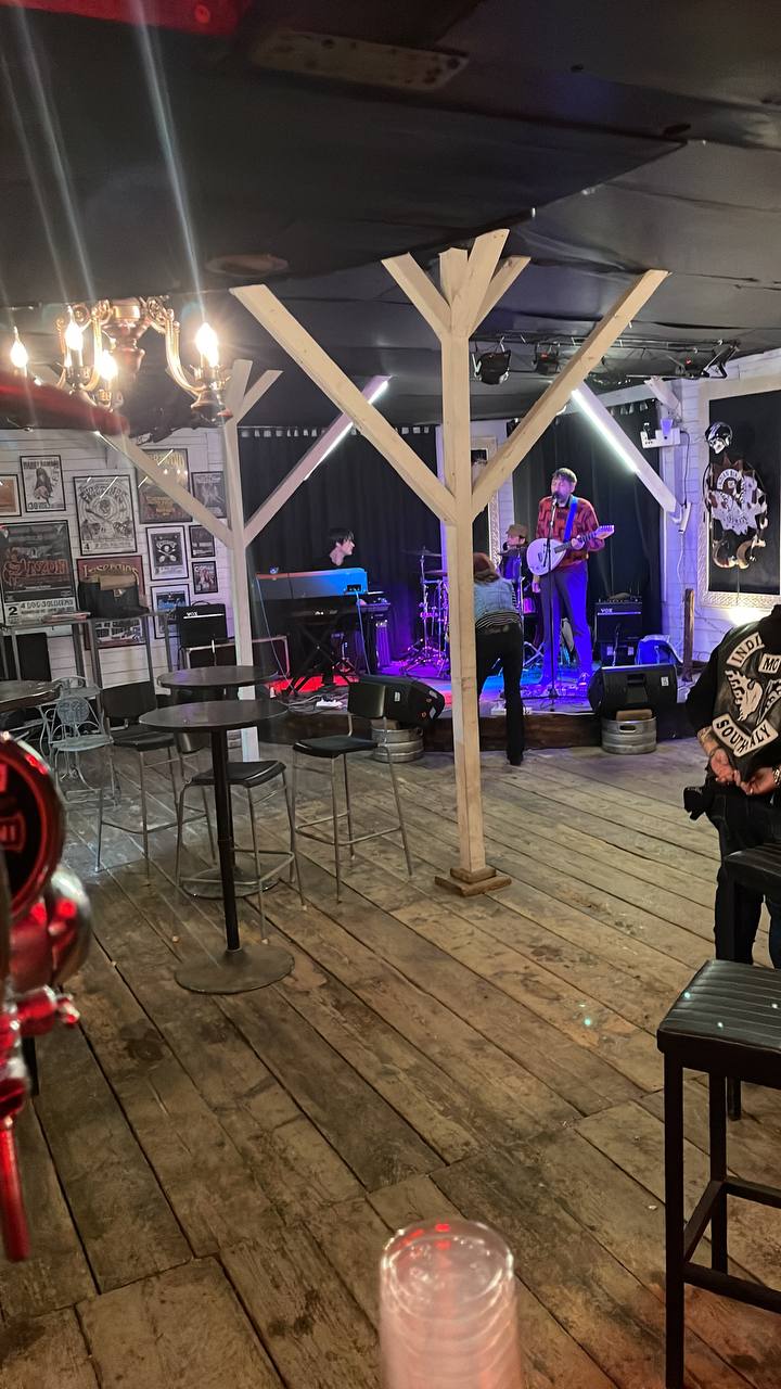 Band in concerto sul palco